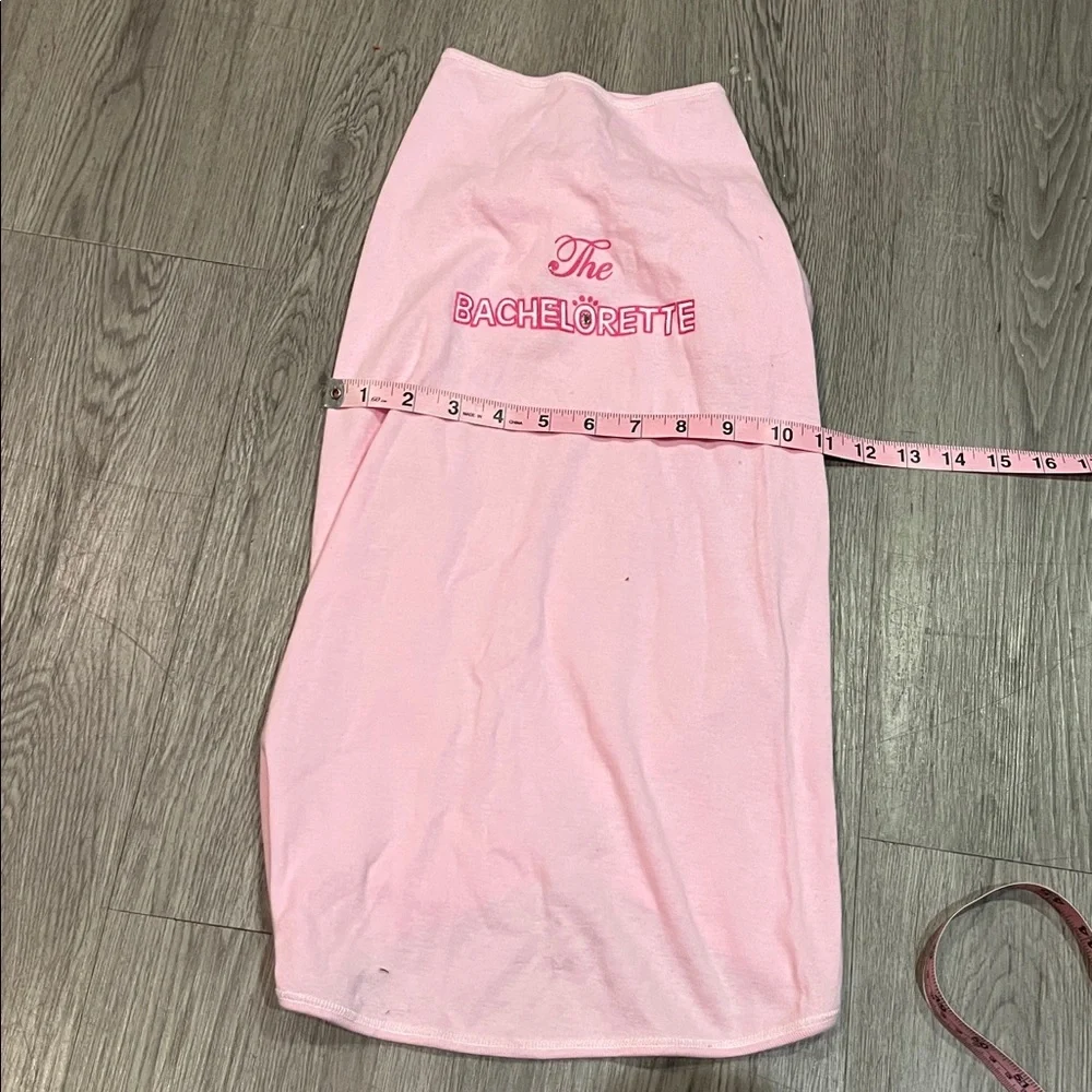 Pink Bachelorette dog tee